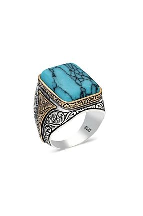 انگشتر نقره آبی زنانه 925 عیار Takıdepo - کد 133868741