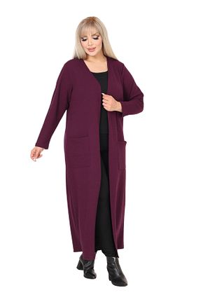 رویه سایز بزرگ بنفش زنانه ویسکون پلی استر MELSAY - کد 869617649