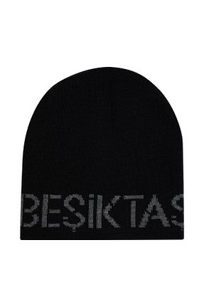 کلاه پشمی مشکی زنانه Beşiktaş - کد 880094799