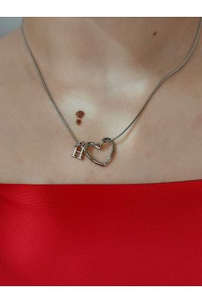 گردنبند استیل ( فولاد ) متالیک زنانه استیل (فولاد) bijoux uniques - کد 873794229