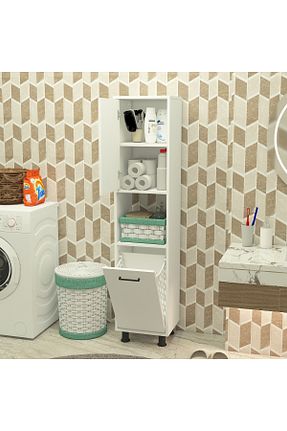 قفسه حمام سفید Suntalam Home - کد 880058621