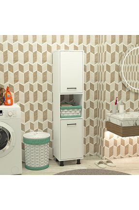 قفسه حمام سفید Suntalam Home - کد 880058621