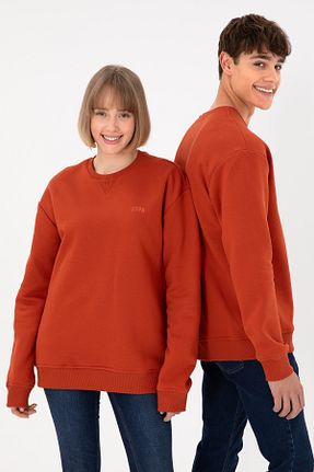 سوئیشرت نارنجی مردانه ساده U.S. Polo Assn. - کد 859396246