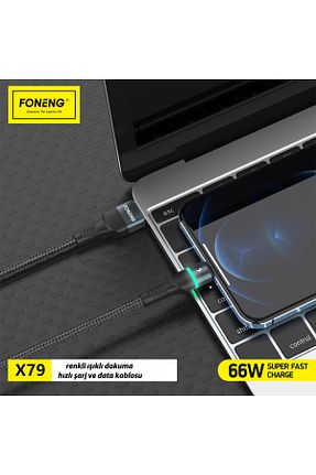 کابل شارژر مشکی FONENG - کد 875953808