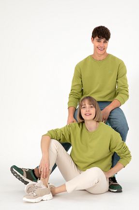 سوئیشرت سبز مردانه ساده U.S. Polo Assn. - کد 859393463