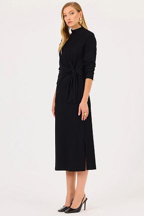 لباس مشکی زنانه بافتنی SEÇİL - کد 880173645