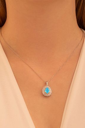 گردنبند نقره رنگی زنانه 925 عیار OSMANLI GÜMÜŞ - کد 880180820