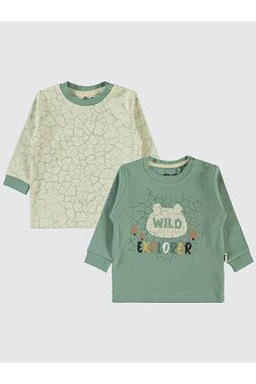 سوئیشرت سبز بچه گانه ساده Civil Baby - کد 880183185