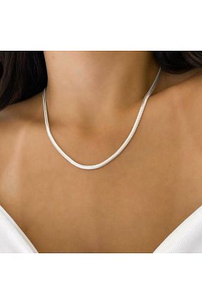 گردنبند استیل ( فولاد ) طوسی زنانه استیل ضد زنگ Heppii - کد 880176000