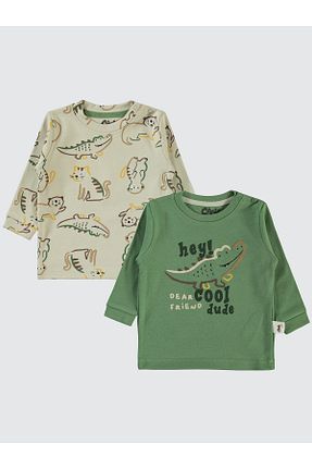سوئیشرت سبز بچه گانه ساده Civil Baby - کد 880183084