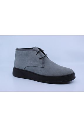 بوت / نیم بوت طوسی مردانه جیر Papuccu - کد 880204865