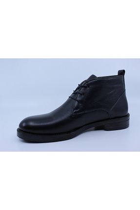 بوت / نیم بوت سرمه ای مردانه پاشنه کوتاه (1 - 4 سانتی متر) Papuccu - کد 880204848