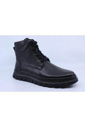 بوت / نیم بوت مشکی مردانه پاشنه کوتاه (1 - 4 سانتی متر) Papuccu - کد 880204944