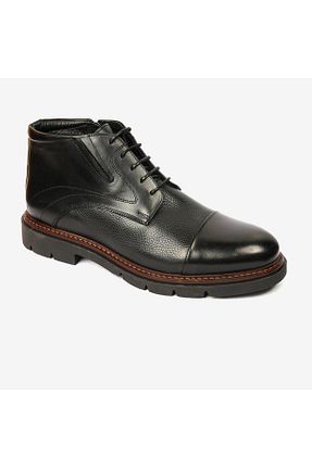 بوت / نیم بوت مشکی مردانه چرم خالص Greyder - کد 884237364