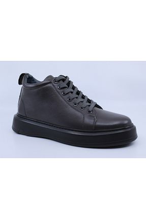 بوت / نیم بوت طوسی مردانه پاشنه کوتاه (1 - 4 سانتی متر) Papuccu - کد 880204190