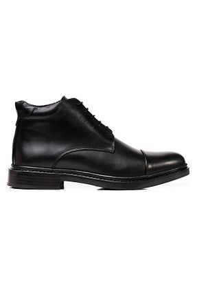 بوت / نیم بوت مشکی مردانه چرم خالص Greyder - کد 760425593