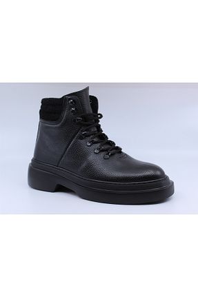 بوت / نیم بوت مشکی مردانه پاشنه کوتاه (1 - 4 سانتی متر) Papuccu - کد 880204793