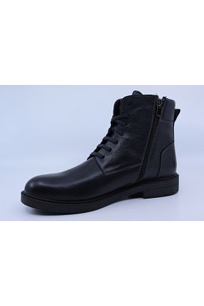 بوت / نیم بوت سرمه ای مردانه پاشنه کوتاه (1 - 4 سانتی متر) Papuccu - کد 880204866