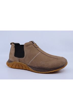 بوت / نیم بوت بژ مردانه پاشنه کوتاه (1 - 4 سانتی متر) Papuccu - کد 880205060