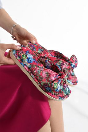 دمپائی خانگی صورتی زنانه پارچه ای RedPlay - کد 831225769