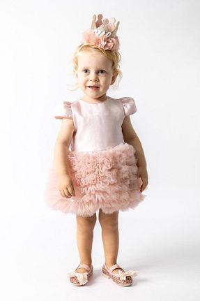 لباس صورتی بچه گانه بافتنی Le Mabelle - کد 39145051