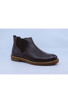 بوت / نیم بوت قهوه ای مردانه پاشنه کوتاه (1 - 4 سانتی متر) Papuccu - کد 880204752