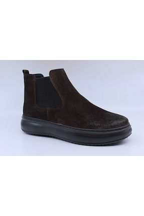 بوت / نیم بوت قهوه ای مردانه جیر Papuccu - کد 880204799