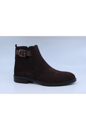بوت / نیم بوت قهوه ای مردانه جیر Papuccu - کد 880204402