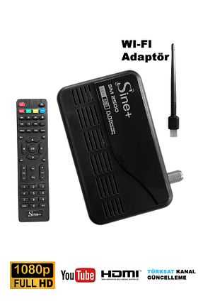 رسیور مشکی FulلیترHD Sine Plus - کد 880208125