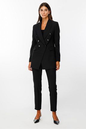 کت مشکی زنانه رگولار Moda İlgi - کد 812041748