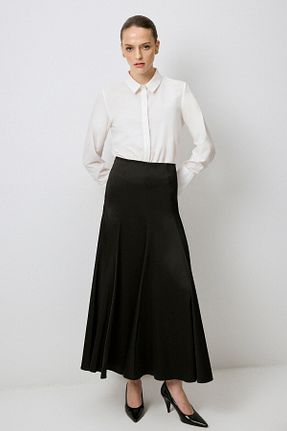 دامن حجاب مشکی زنانه نیمه فیت Touche Prive - کد 880235903