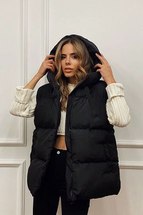 کاپشن مشکی زنانه اسلیم فیت Ess moda giyim - کد 880242636