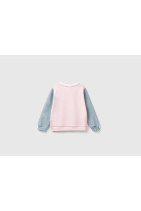 سوئیشرت صورتی بچه گانه Mix United Colors of Benetton - کد 849110553