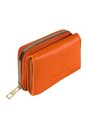 کیف پول نارنجی زنانه سایز متوسط Frank Martin - کد 880293770