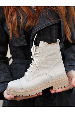 بوت / نیم بوت نباتی زنانه چرم خالص EREN SHOES BAG - کد 880309489