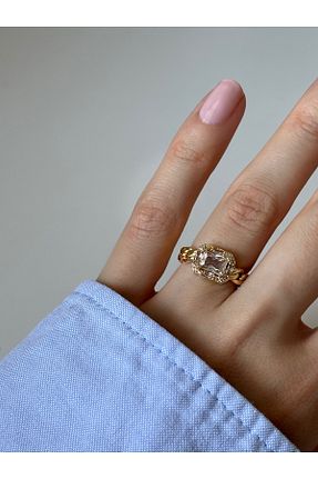 انگشتر استیل (فولاد) سفید زنانه روکش نقره Ressia - کد 880390166