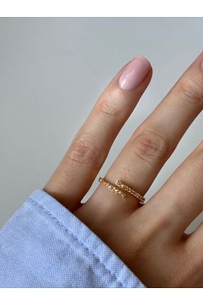 انگشتر استیل (فولاد) سفید زنانه روکش نقره Ressia - کد 880398026