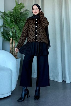 بلوز حجاب مشکی زنانه رگولار HAZA MODA - کد 880404755