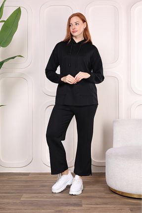 ست گرمکن حجاب مشکی زنانه رگولار TAYHAN - کد 880425312