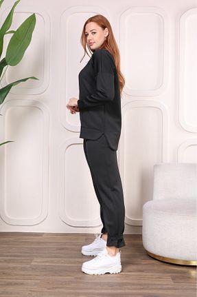 ست گرمکن حجاب مشکی زنانه رگولار TAYHAN - کد 880445259