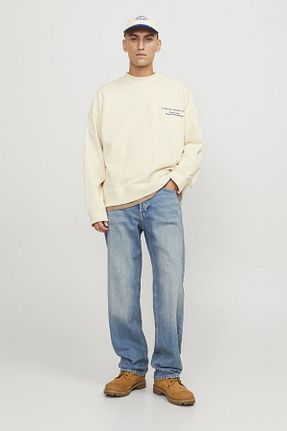 شلوار جین آبی مردانه پاچه پهن Jack & Jones - کد 805753570