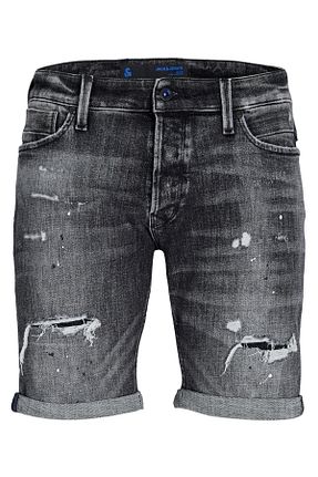 شلوارک و برمودا طوسی مردانه اسلیم فیت Jack & Jones - کد 828107351