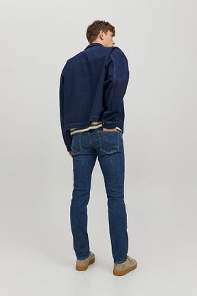 شلوار جین آبی مردانه پاچه تنگ Jack & Jones - کد 645909433