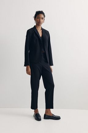 کت بلیزر مشکی زنانه پلی استر H&M - کد 857900904