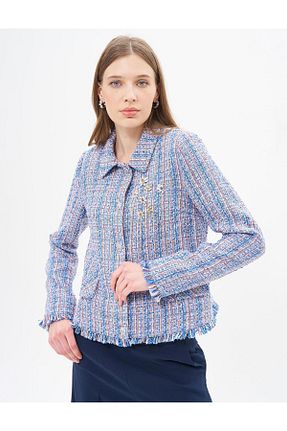 کت حجاب آبی زنانه رگولار Kayra - کد 880500893