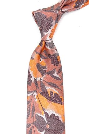 کراوات نارنجی مردانه میکروفیبر Kravatkolik - کد 880603778
