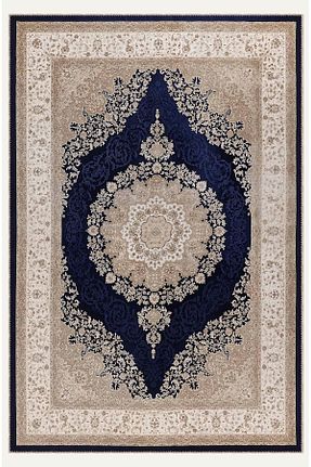 گلیم سرمه ای پلی استر BigArts Home - کد 880571803