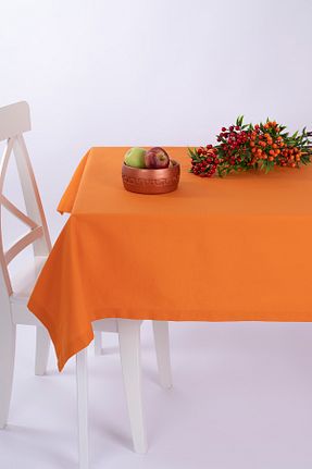 رومیزی نارنجی پنبه ای ALTINPAMUK - کد 282564515