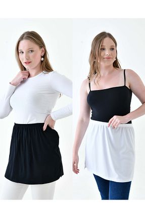 دامن سایز بزرگ رنگی زنانه پنبه ای mirach - کد 880660498