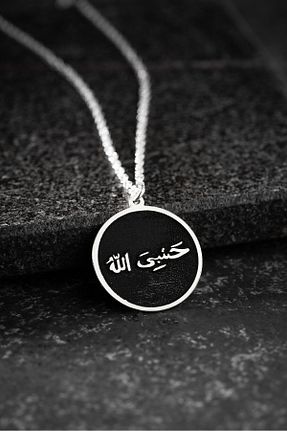 گردنبند نقره طوسی مردانه 925 عیار Vetro Silver - کد 880637838
